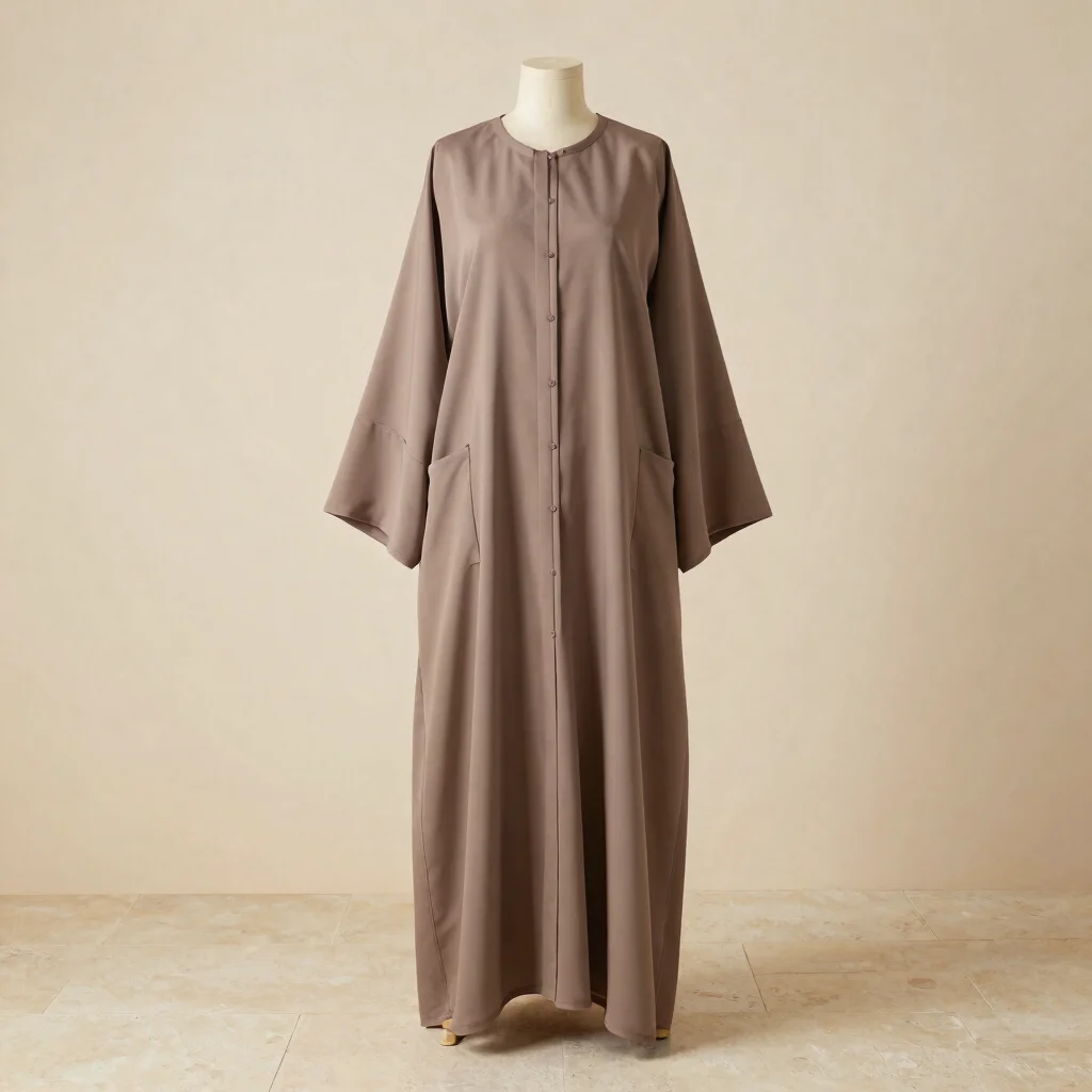 Lina Button Abaya